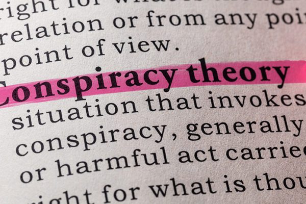 Dictionary definition of "conspiracy theory"