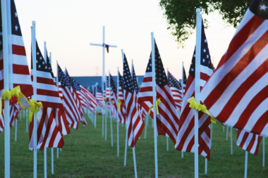 Memorial Day flags