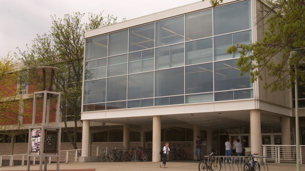 The Rod Library at the University of Northern Iowa, where Anne Marie Gruber is Instruction and Liaison Librarian.